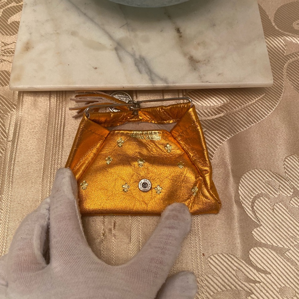 Firenze triangular leather coin purse - Picture 2 of 5